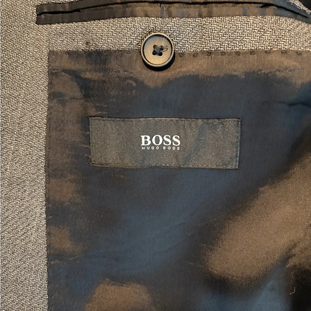 Hugo Boss Dark Gray Men's Slim Fit Suit